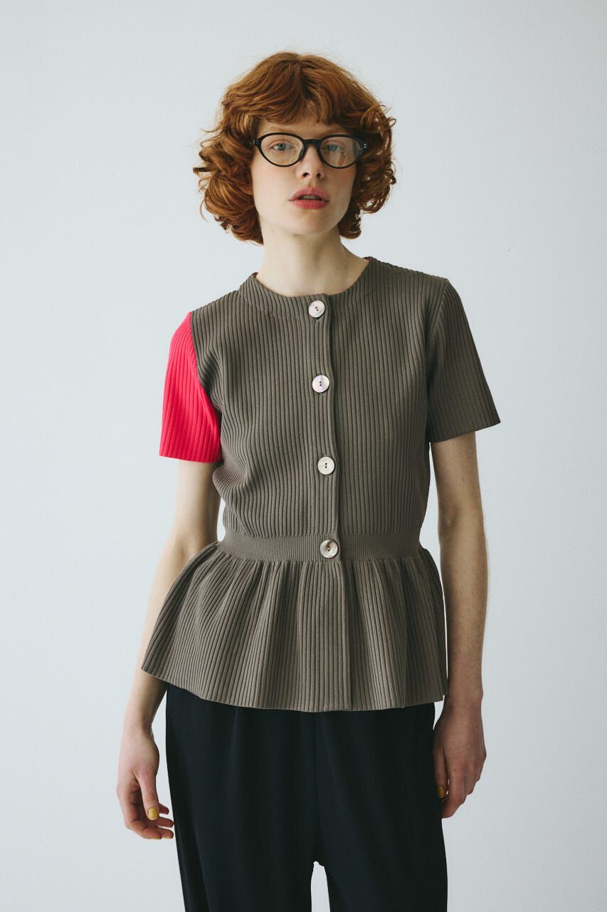 HeRIN.CYE「Flare hem knit tops」|ニット・セーター|