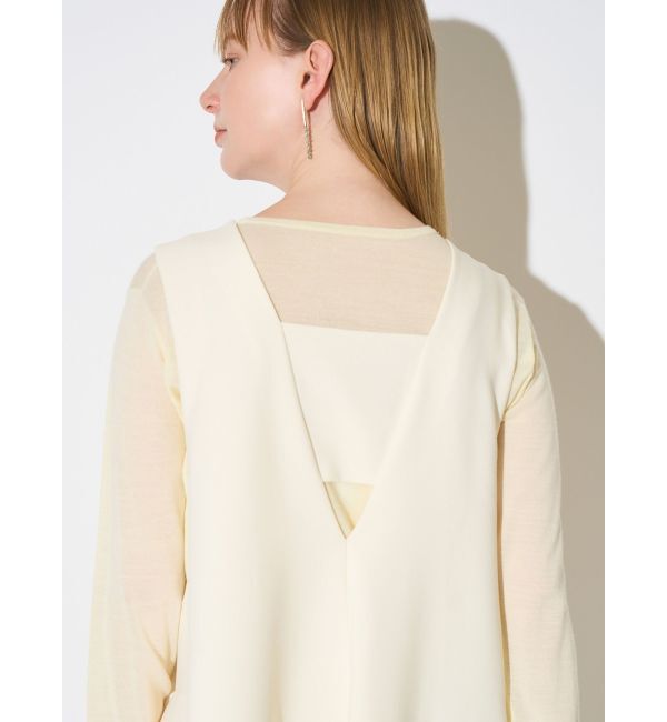 ELENDEEK「BACK BELT A-LINE OP」|ワンピース|