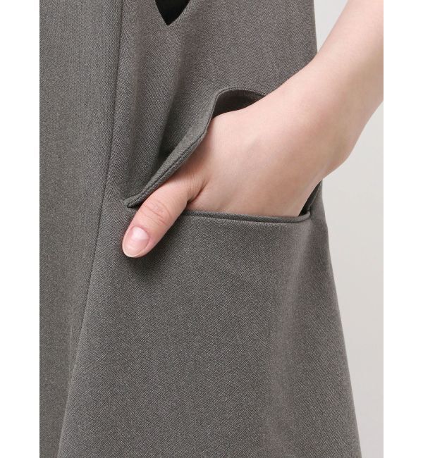 ELENDEEK「BACK BELT A-LINE OP」|ワンピース|