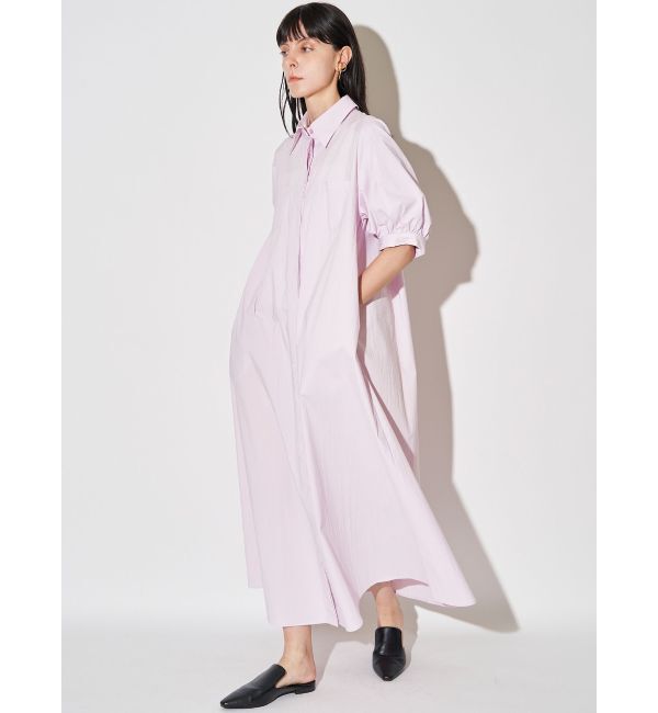 ELENDEEK「RELAXY SHIRT OP」|ワンピース|ピンク