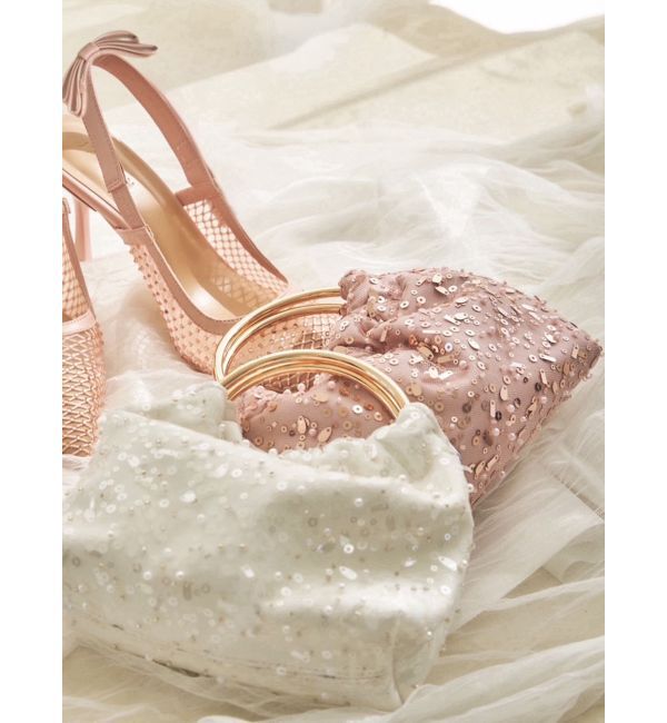 RESEXXY「クリアスパンコールバッグ」|ハンドバッグ|ホワイト