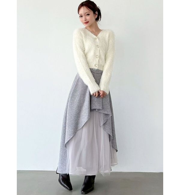 RESEXXY「アシンメトリーフレアボリュームスカート」|スカート|