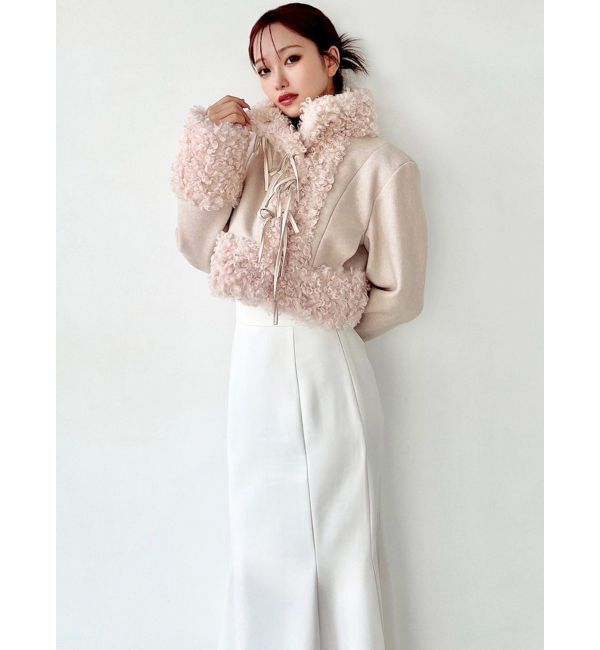 RESEXXY「ポイントフェイクファーブルゾン」|ブルゾン・スタジャン|