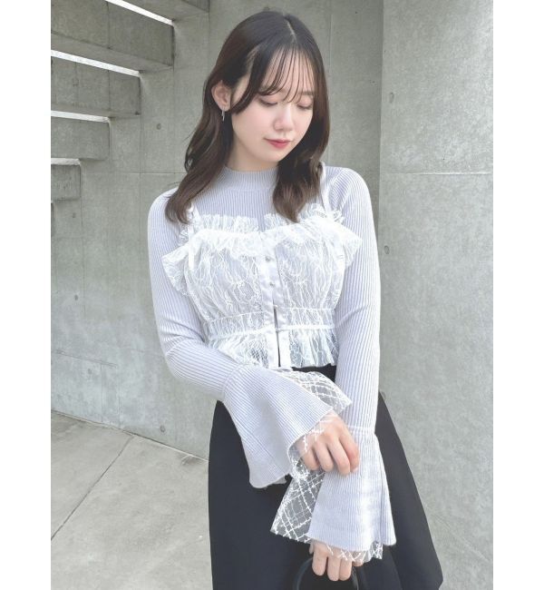 dazzlin「2wayチュールビスチェ」|キャミソール|