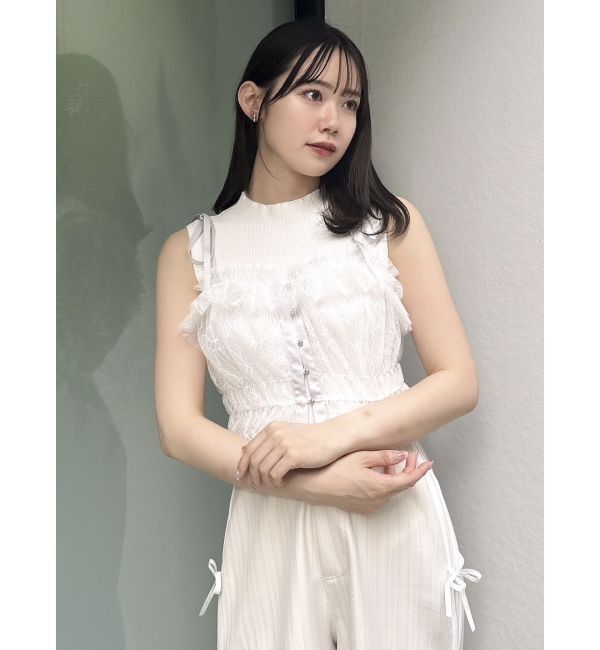 dazzlin「2wayチュールビスチェ」|キャミソール|