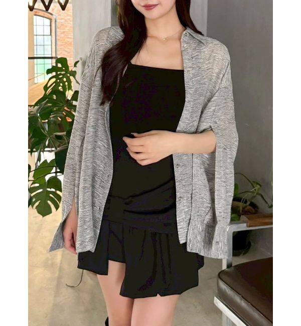 dazzlin「カップ付インナーキャミソール」|キャミソール|ブラック