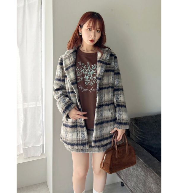 dazzlin「【WEB限定カラーあり】ヘアリーミドルジャケット」|その他|