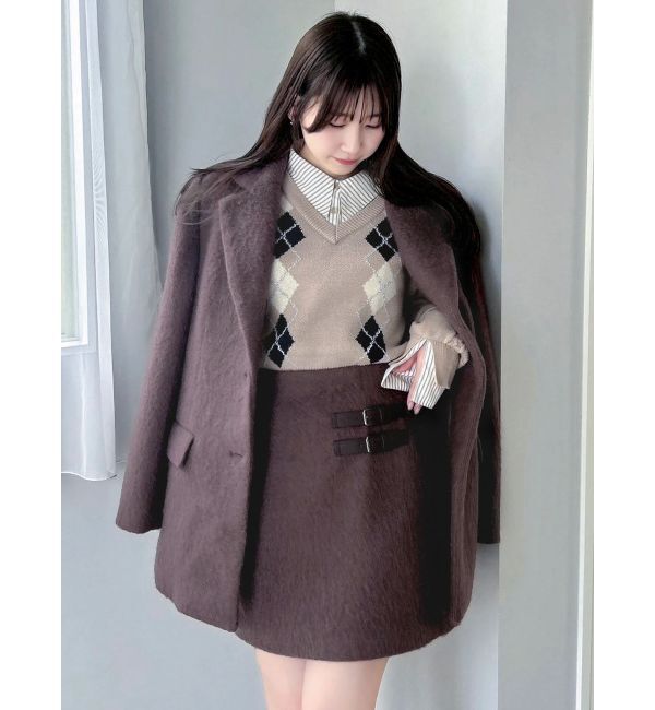 dazzlin「【WEB限定カラーあり】ヘアリーミドルジャケット」|その他|