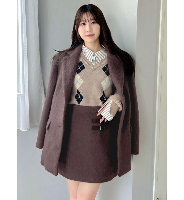 dazzlin「【WEB限定カラーあり】ヘアリーミドルジャケット」|その他|