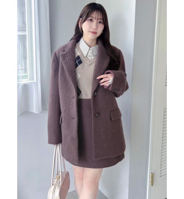 dazzlin「【WEB限定カラーあり】ヘアリーミドルジャケット」|その他|