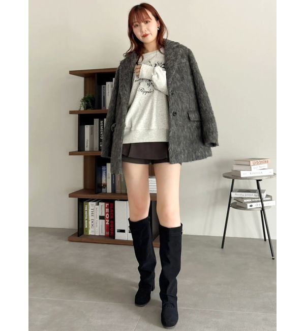 dazzlin「【WEB限定カラーあり】ヘアリーミドルジャケット」|その他|