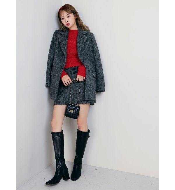 dazzlin「【WEB限定カラーあり】ヘアリーミドルジャケット」|その他|