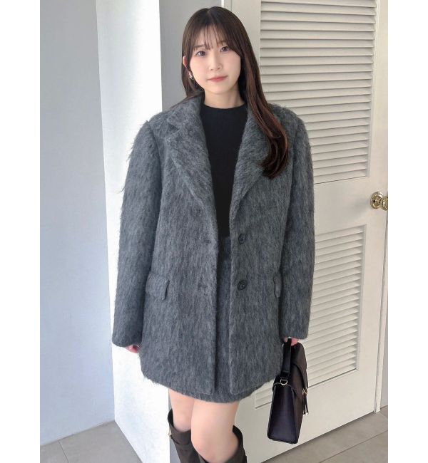 dazzlin「【WEB限定カラーあり】ヘアリーミドルジャケット」|その他|