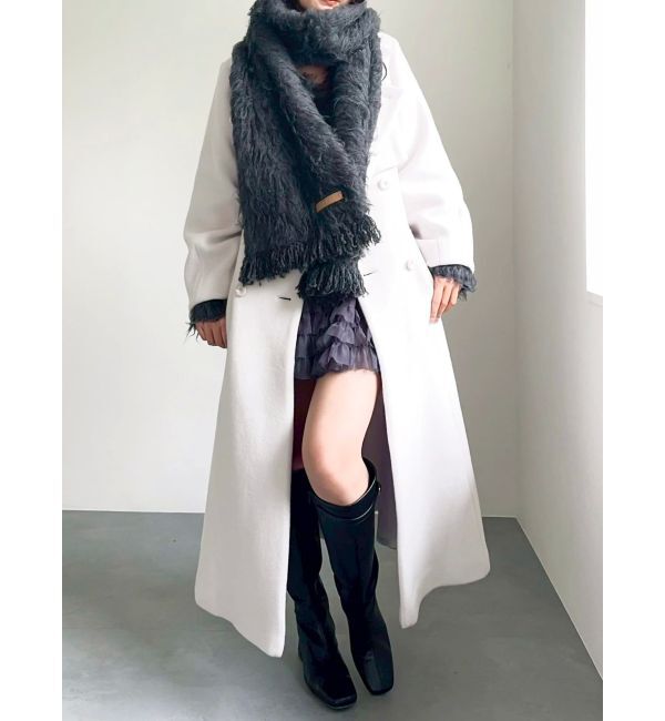 dazzlin「2WAYカラーレディウールコート」|その他|グレー