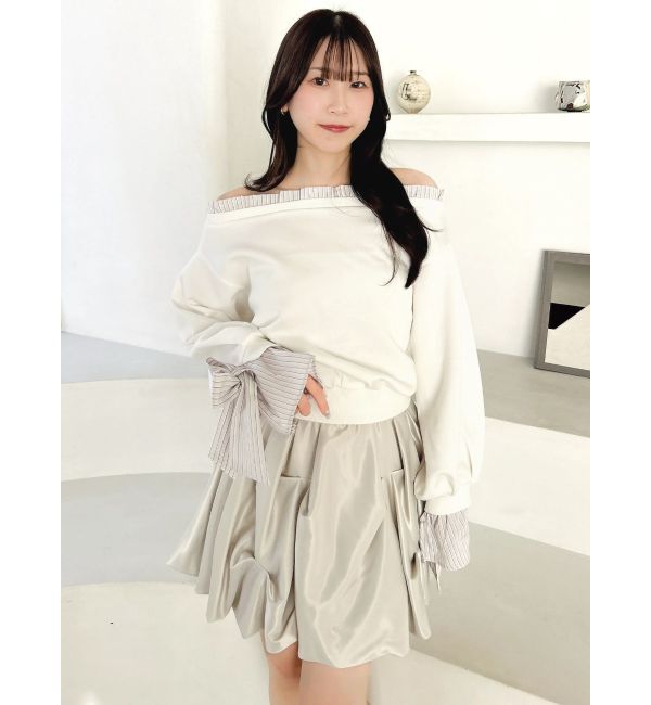 dazzlin「バルーンミニスカート」|スカート|