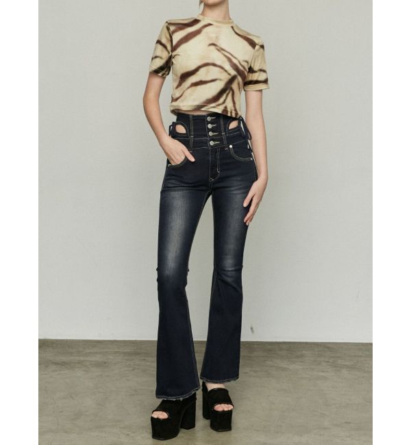 EMODA「ハイネックベロアトップス」|Tシャツ・カットソー|