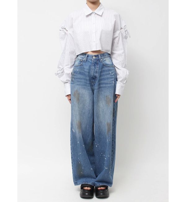 EMODA「ノットスリーブオーバーシャツ」|シャツ・ブラウス|