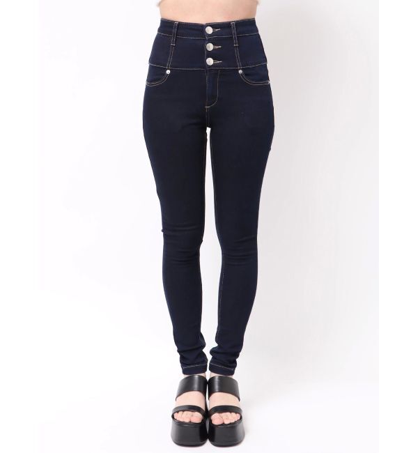 EMODA「【ELDER】NUDEハイウエストデニム」|デニム|