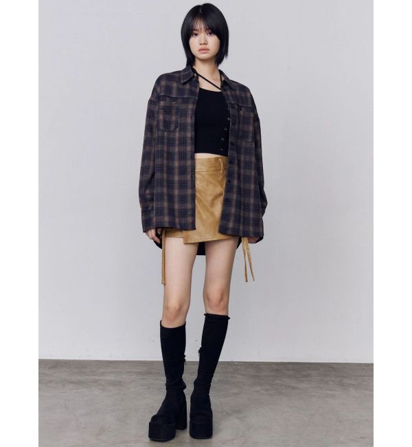 EMODA「エッジレースオーバーシャツ」|シャツ・ブラウス|