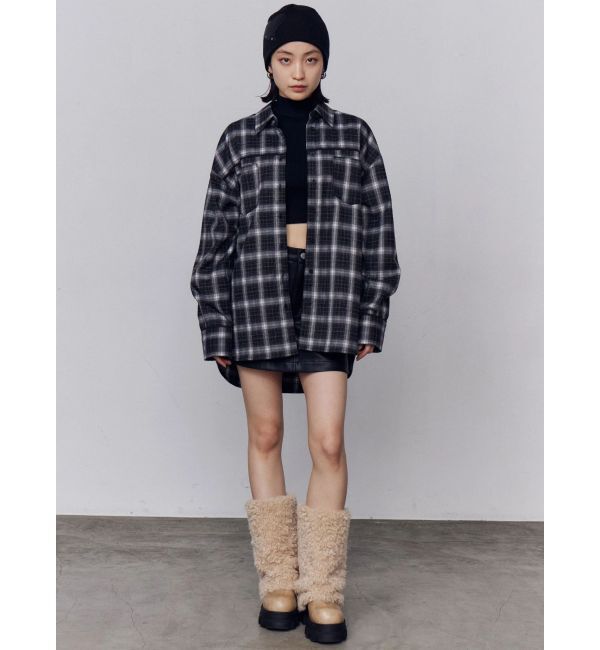 EMODA「エッジレースオーバーシャツ」|シャツ・ブラウス|