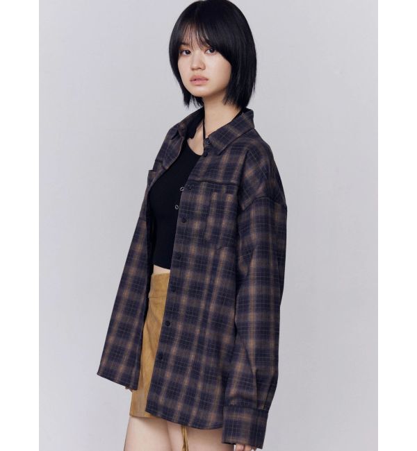 EMODA「エッジレースオーバーシャツ」|シャツ・ブラウス|