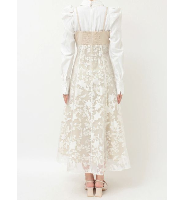 MERCURYDUO「アシメビスチェドッキングパワショルシャツワンピース」|ワンピース|