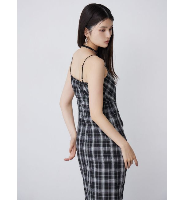 MURUA「2WAYチェックキャミワンピース」|ワンピース|