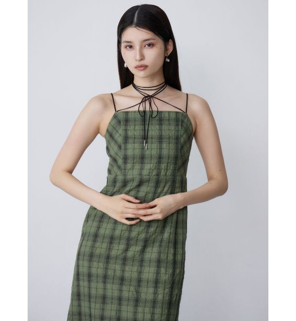 MURUA「2WAYチェックキャミワンピース」|ワンピース|
