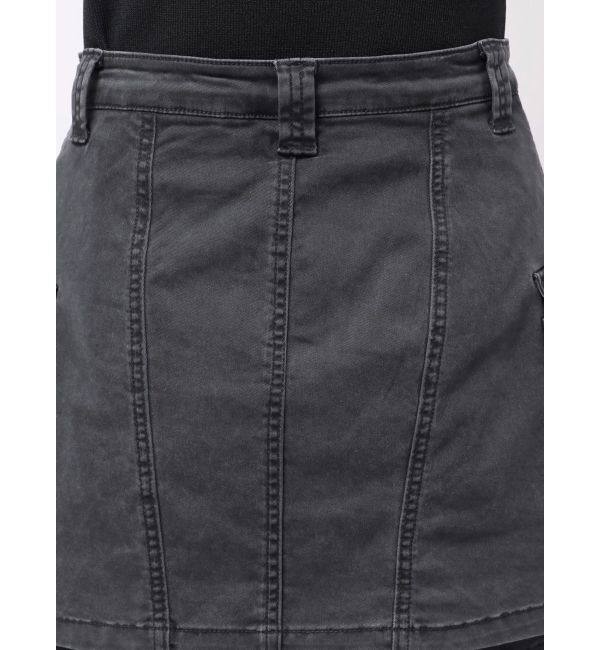 MURUA「ウォッシュカーゴスカートパンツ」|スカート|