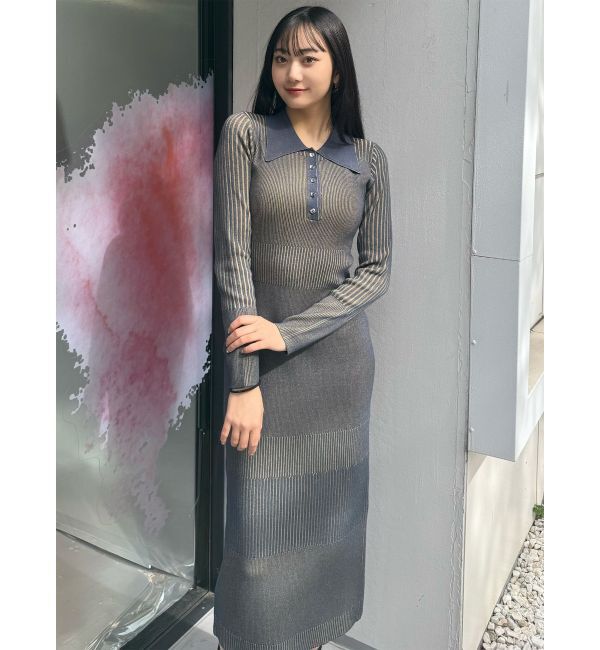 MURUA「リブニットロングワンピース」|ワンピース|