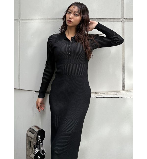 MURUA「リブニットロングワンピース」|ワンピース|