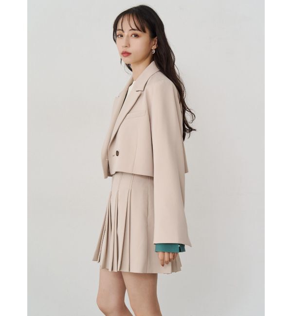 MURUA「ダブルプリーツミニスカート【セット販売対象】」|スカート|