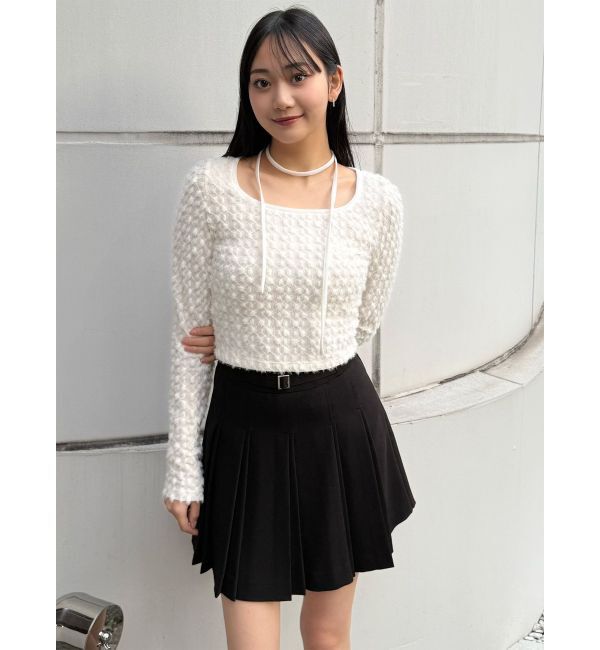 MURUA「ダブルプリーツミニスカート【セット販売対象】」|スカート|