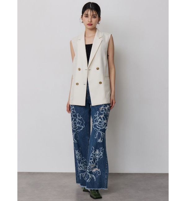 MURUA「メッシュダブルジレ【セットアップ着用可】」|ベスト・ジレ|