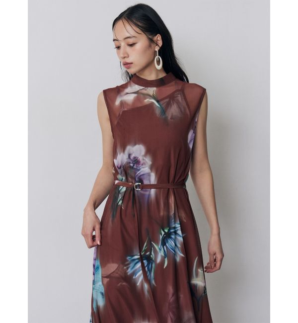 MURUA「ブラーフラワーワンピース」|ワンピース|