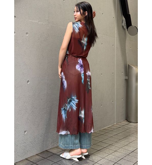 MURUA「ブラーフラワーワンピース」|ワンピース|