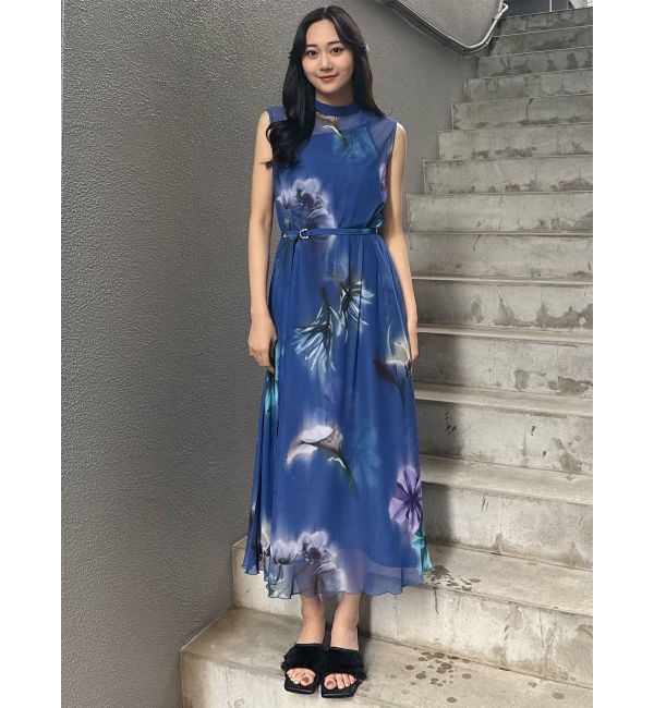 MURUA「ブラーフラワーワンピース」|ワンピース|