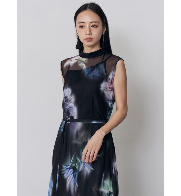 MURUA「ブラーフラワーワンピース」|ワンピース|