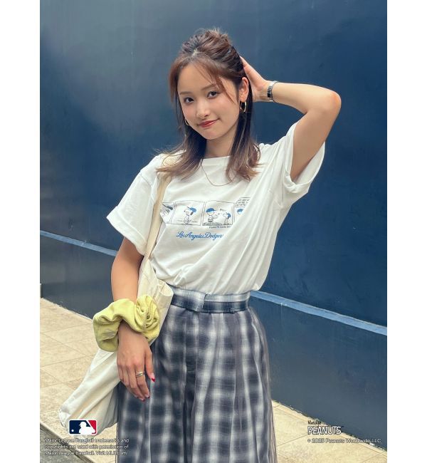 Ungrid「【MLB&times;PEANUTS】ロゴTee」|Tシャツ・カットソー|
