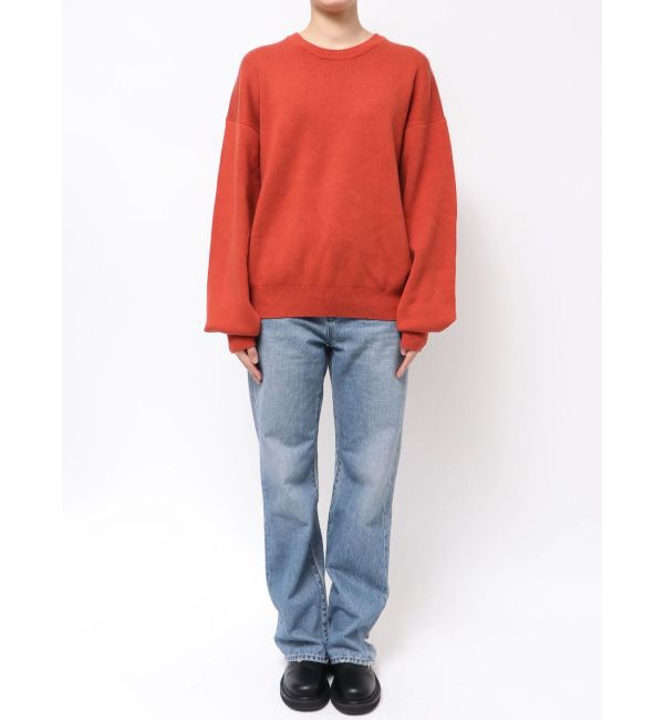 Ungrid「カシミヤ混スムース編みルーズニット」|ニット・セーター|