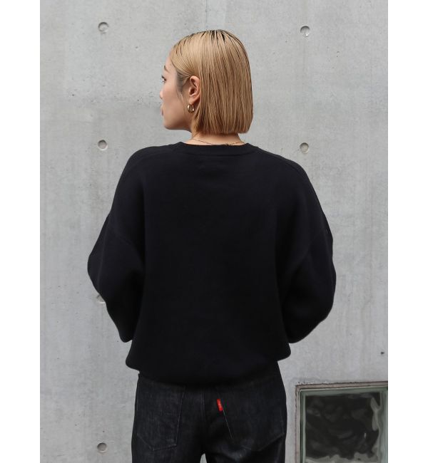 Ungrid「カシミヤ混スムース編みルーズニット」|ニット・セーター|