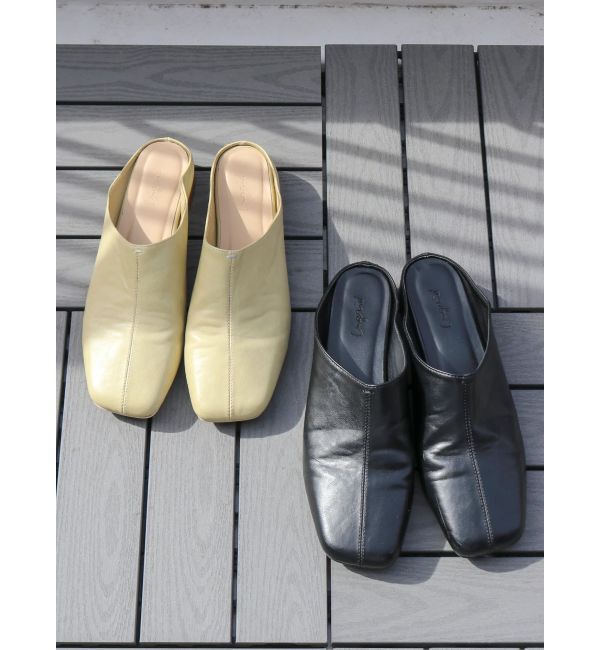 Ungrid「スクエアトゥヒールサンダル」|サンダル|