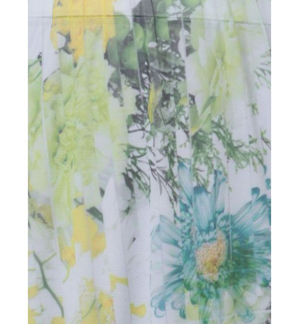 LAGUNAMOON「【DELIGENCE PARLOURコラボ】アートフラワープリントシアースカート」|スカート|