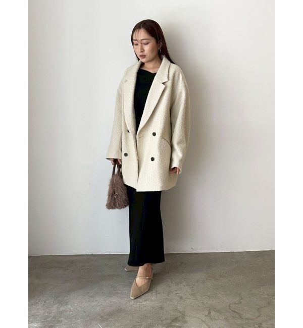 LAGUNAMOON「ネップツイードオーバージャケットコート」|その他|