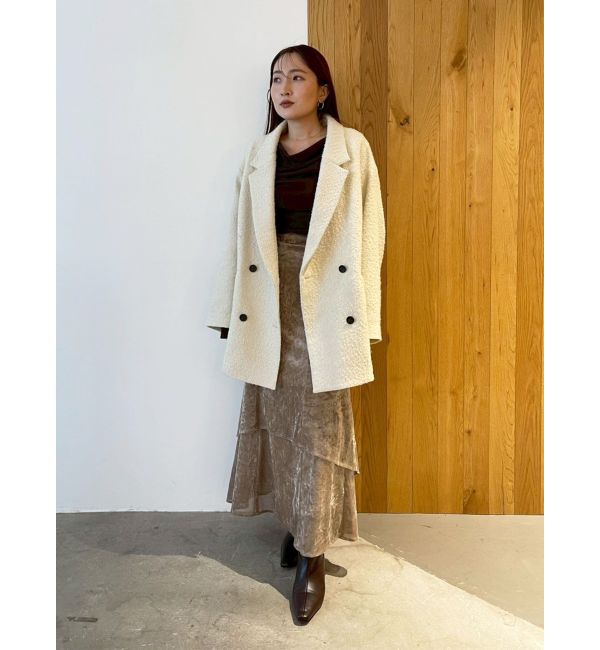 LAGUNAMOON「ネップツイードオーバージャケットコート」|その他|