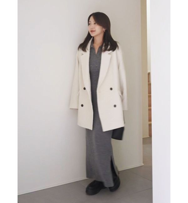 LAGUNAMOON「ネップツイードオーバージャケットコート」|その他|