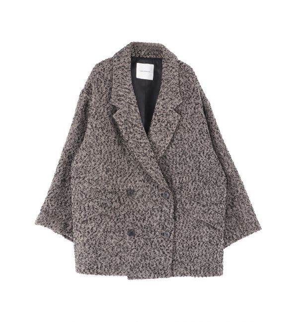 LAGUNAMOON「ネップツイードオーバージャケットコート」|その他|ミックス