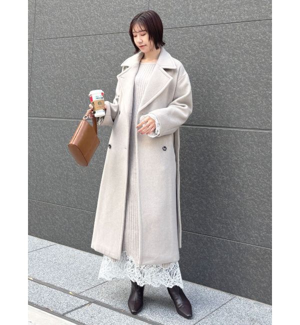LAGUNAMOON「【REVIVAL】2WAYカラーロングコート」|ステンカラーコート|