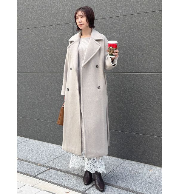 LAGUNAMOON「【REVIVAL】2WAYカラーロングコート」|ステンカラーコート|