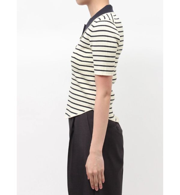 LAGUNAMOON「カラーネックラインニットプルオーバー」|ニット・セーター|